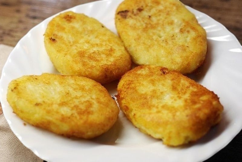 Котлеты из картофеля, вес