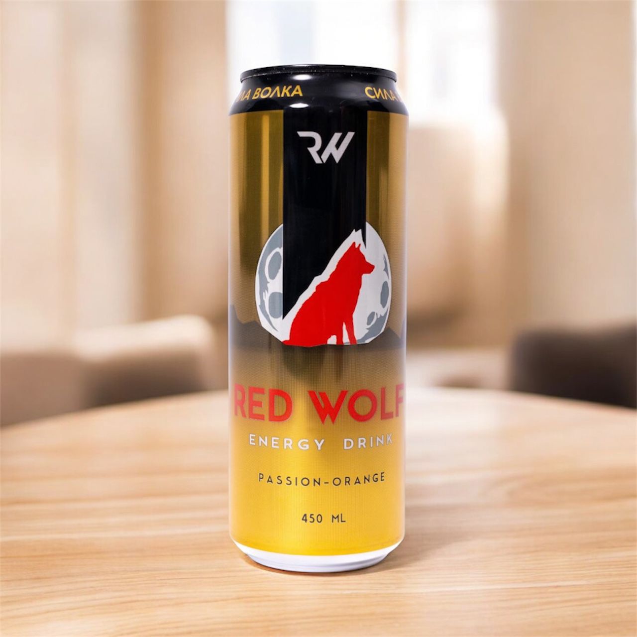 “Red Wolf ” маракуйя апельсин 0,45 л. ж/б