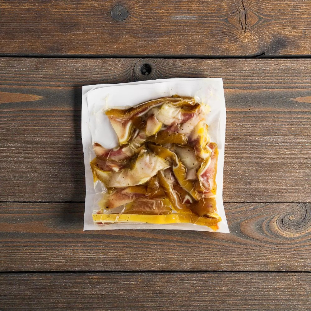 Уши свиные с дымком, к/в в/у, 0,1кг