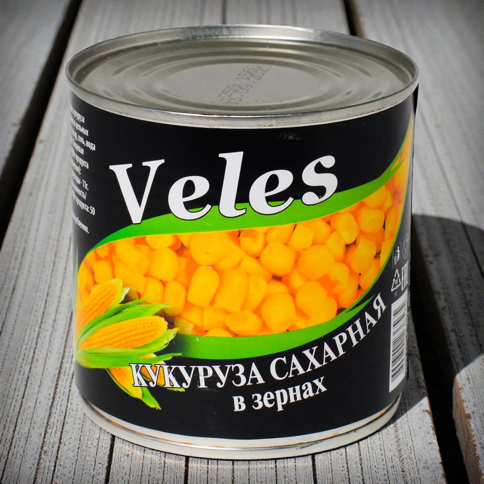 Кукуруза сахарная 400г жб В/С Veles уп 1*12