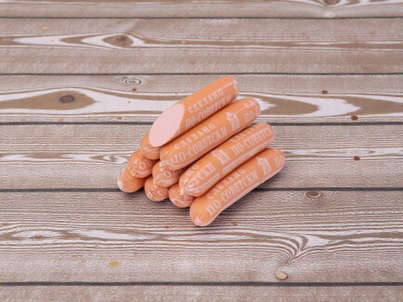 Два девяносто колбаса вареная СО ШПИКОМ вес упак.