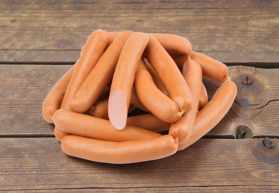 Любительские сосиски ГОСТ (400 гр.шт.) в/у  вес упак.