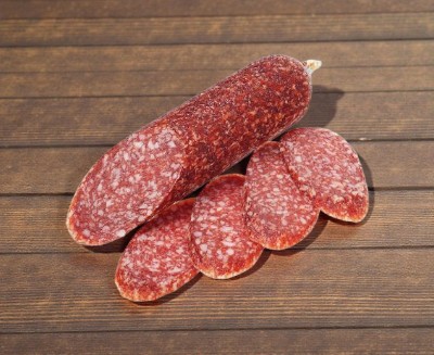 Салями По-фински колбаса в/к в/у вес. упак.