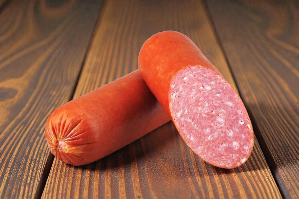 Деревенская колбаса п/к н/о мгс вес упак