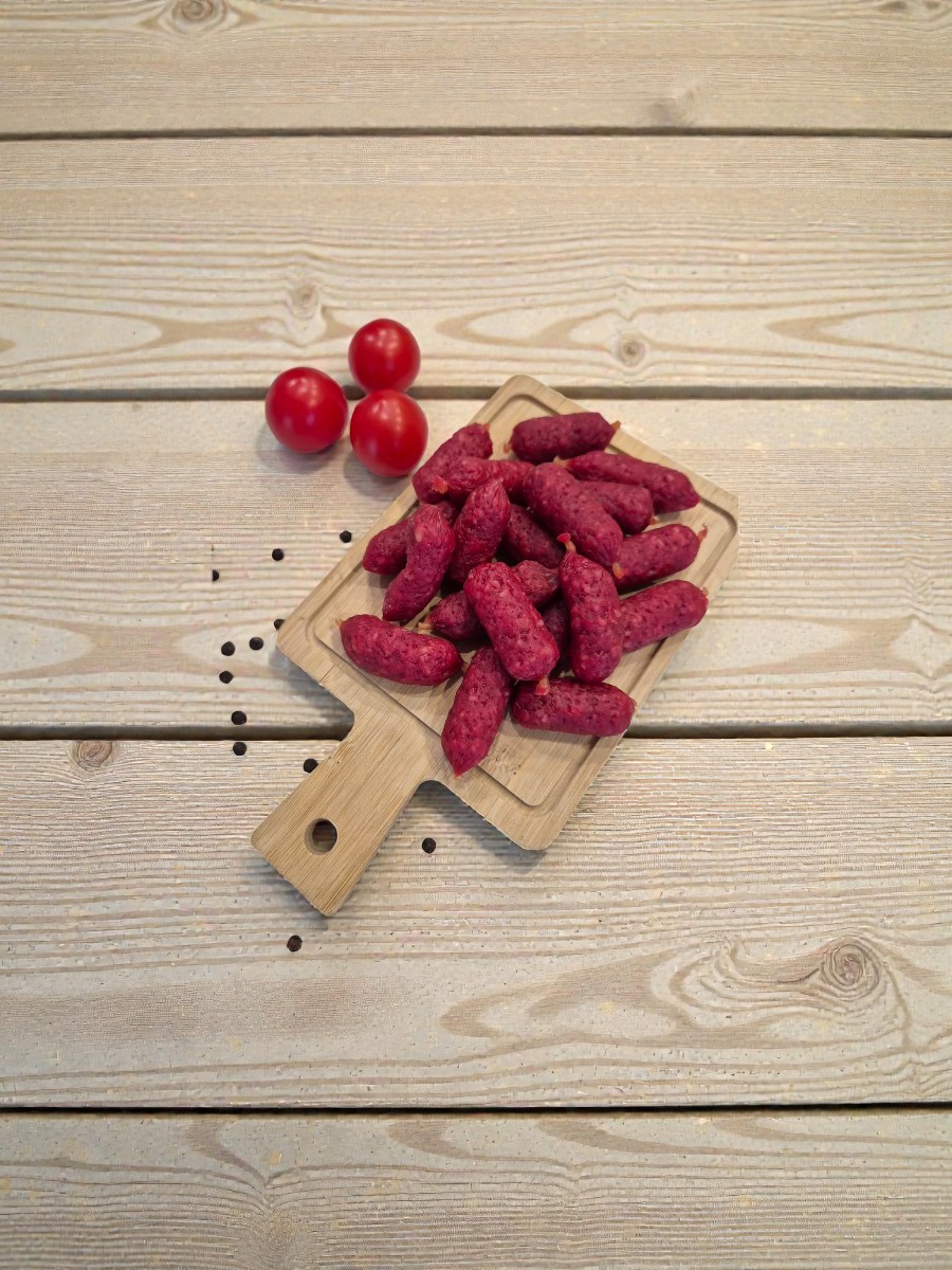 Колбаски Мини-салями сырокопченые мгс вес упак.