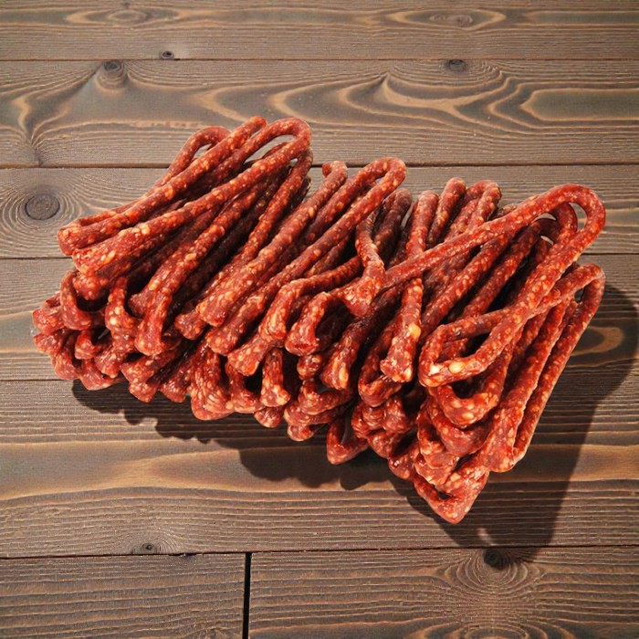 Копчетто колбаски Мясная гирлянда класс. с/к вес упак 1кг (Ч)