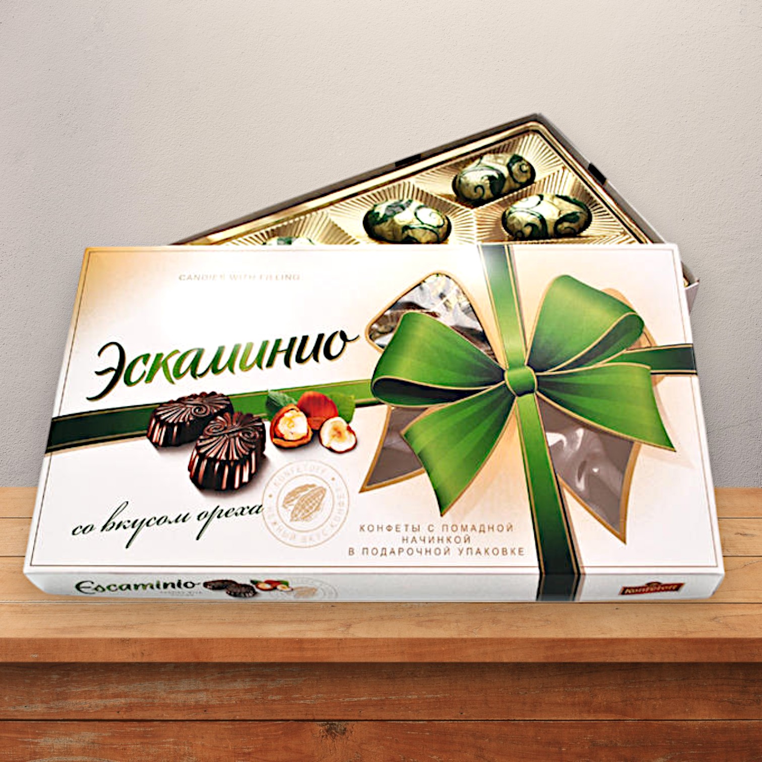 Набор конфет ЭСКАМИНИО 141гр со вкусом ореха