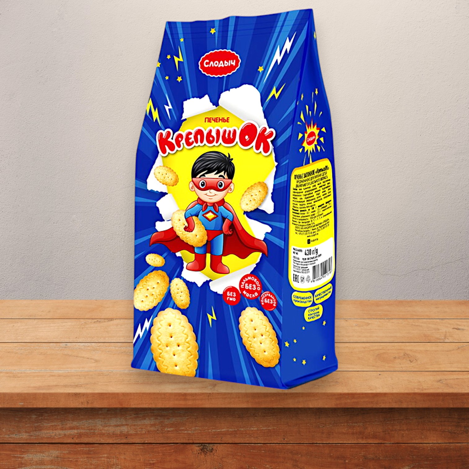 Печенье КрепышОК 430гр затяжное