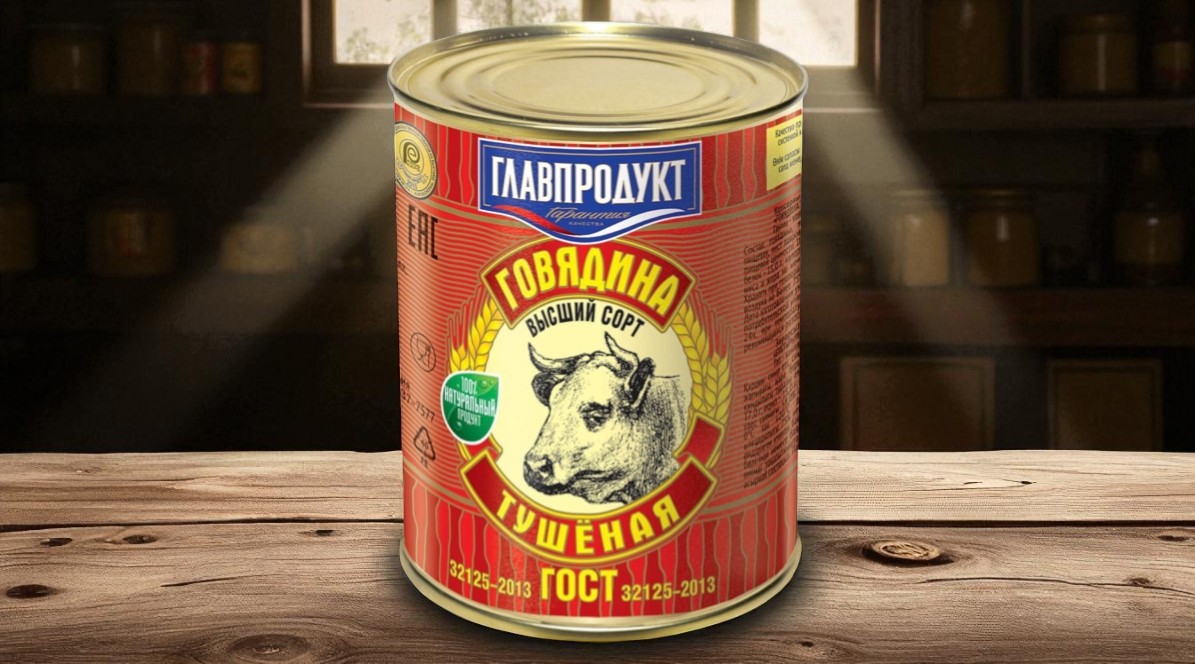 RF Говядина туш. в/с 338г
