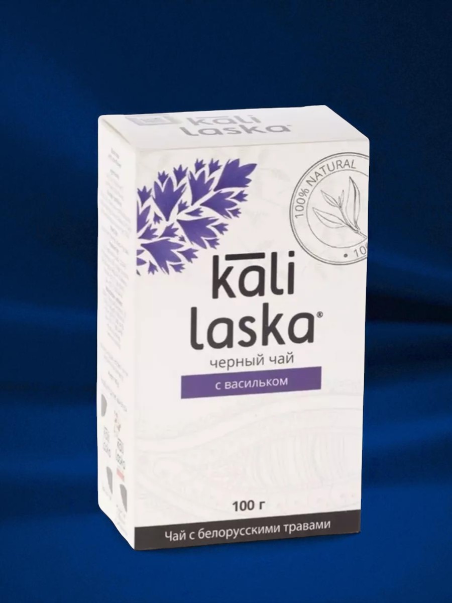 Чай “Kali Laska” черн.байховый с васильком 50г фп