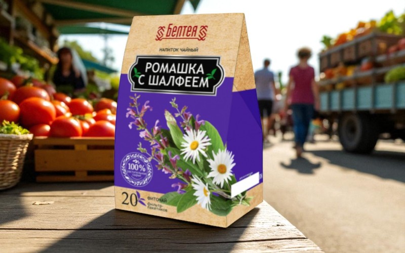 Напиток чайный  “Фиточай Ромашка с шалфеем”