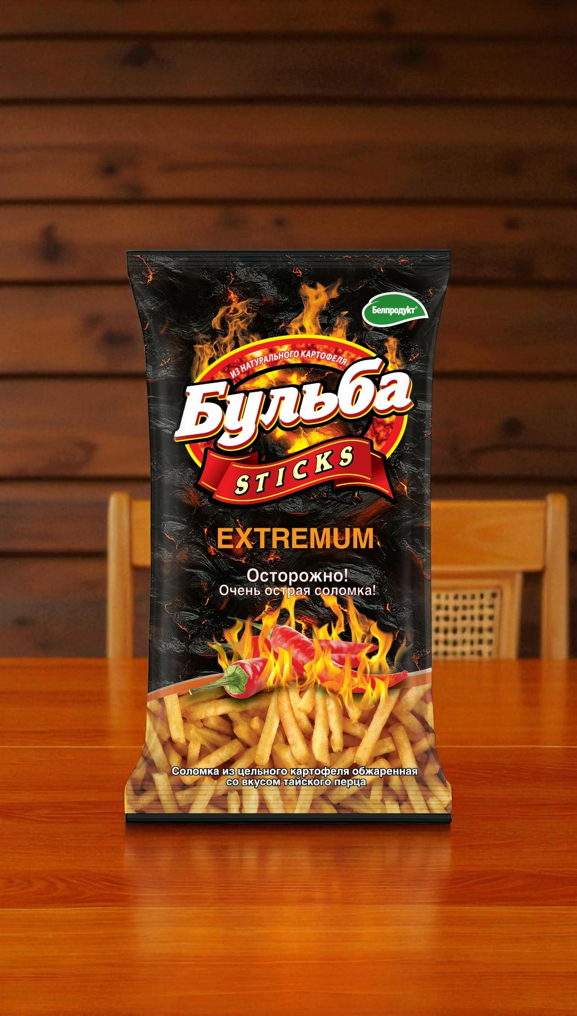 Соломка “Бульба” EXTREMUM со вкусом тайского перца 75г