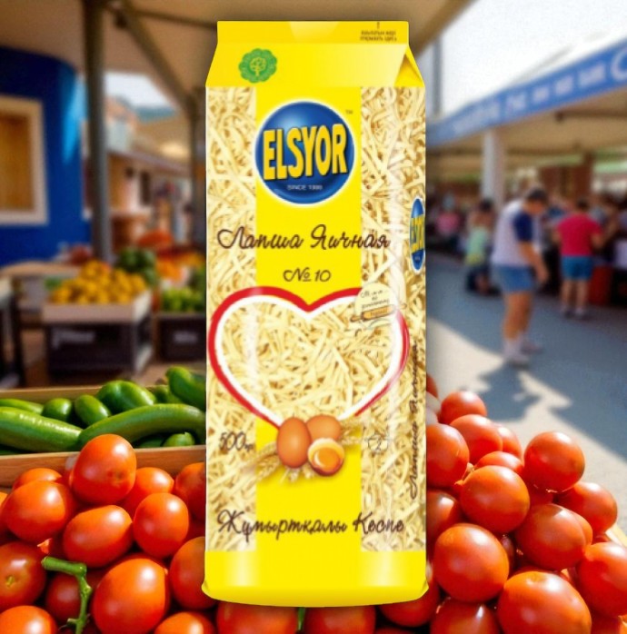 Лапша ELSYOR №10 яичная для супа 500г