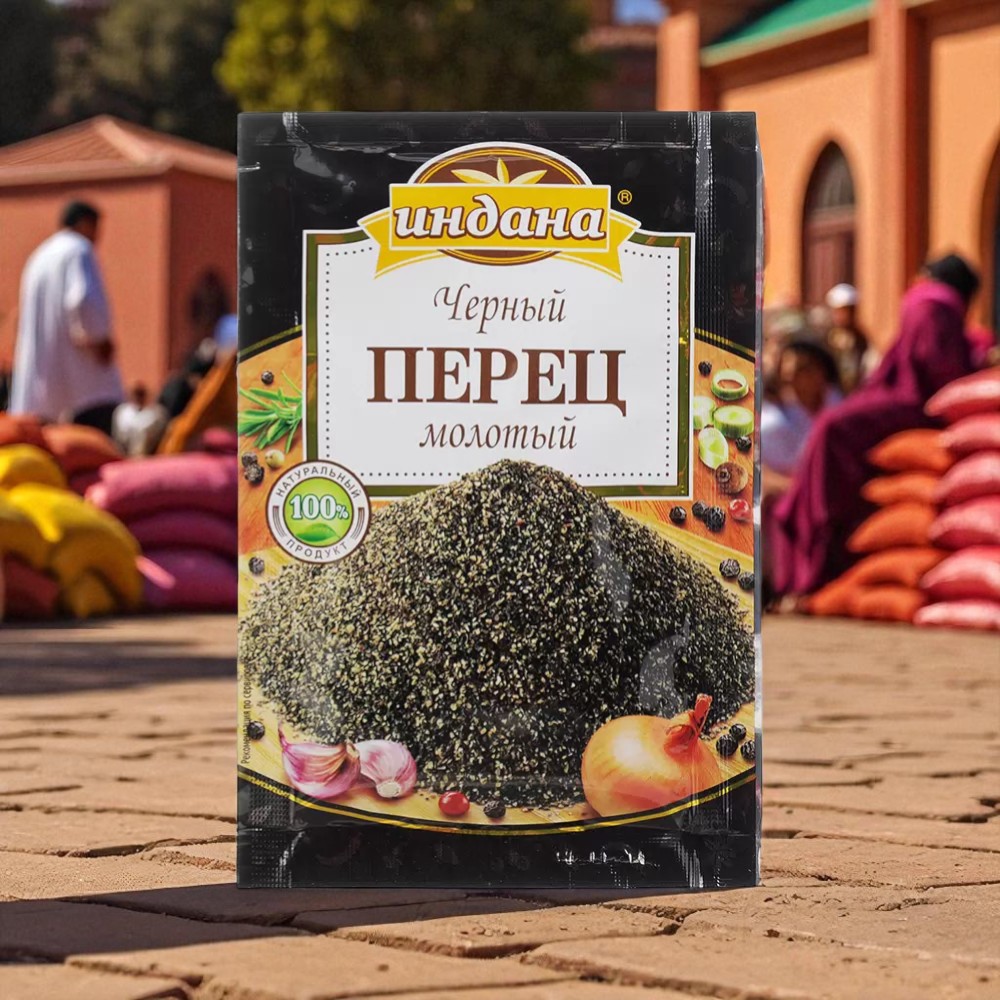 Перец черный молотый 15г