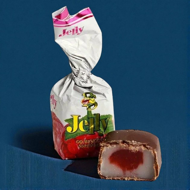 Конфеты Jelly citrus со вкусом клубники 1,0 кг