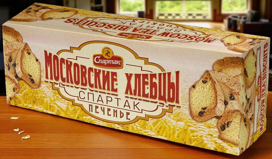 Спартак ПЕЧЕНЬЕ МОСКОВСКИЕ ХЛЕБЦЫ 4,0кг