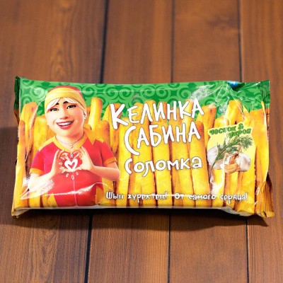 Печенье “Соломка” с укропом и чесноком 380 г