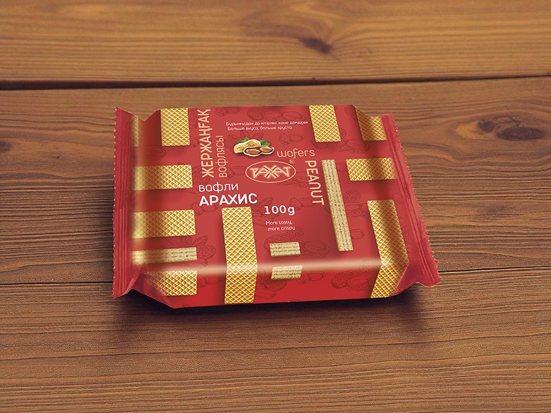 Вафли “Рахат” Арахис 100 г