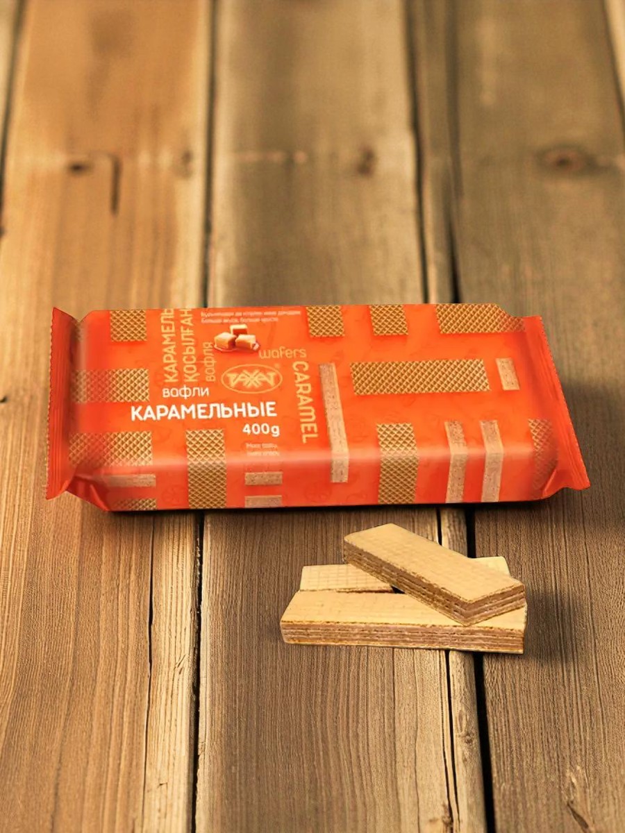 Вафли “Рахат” карамельные 400 г