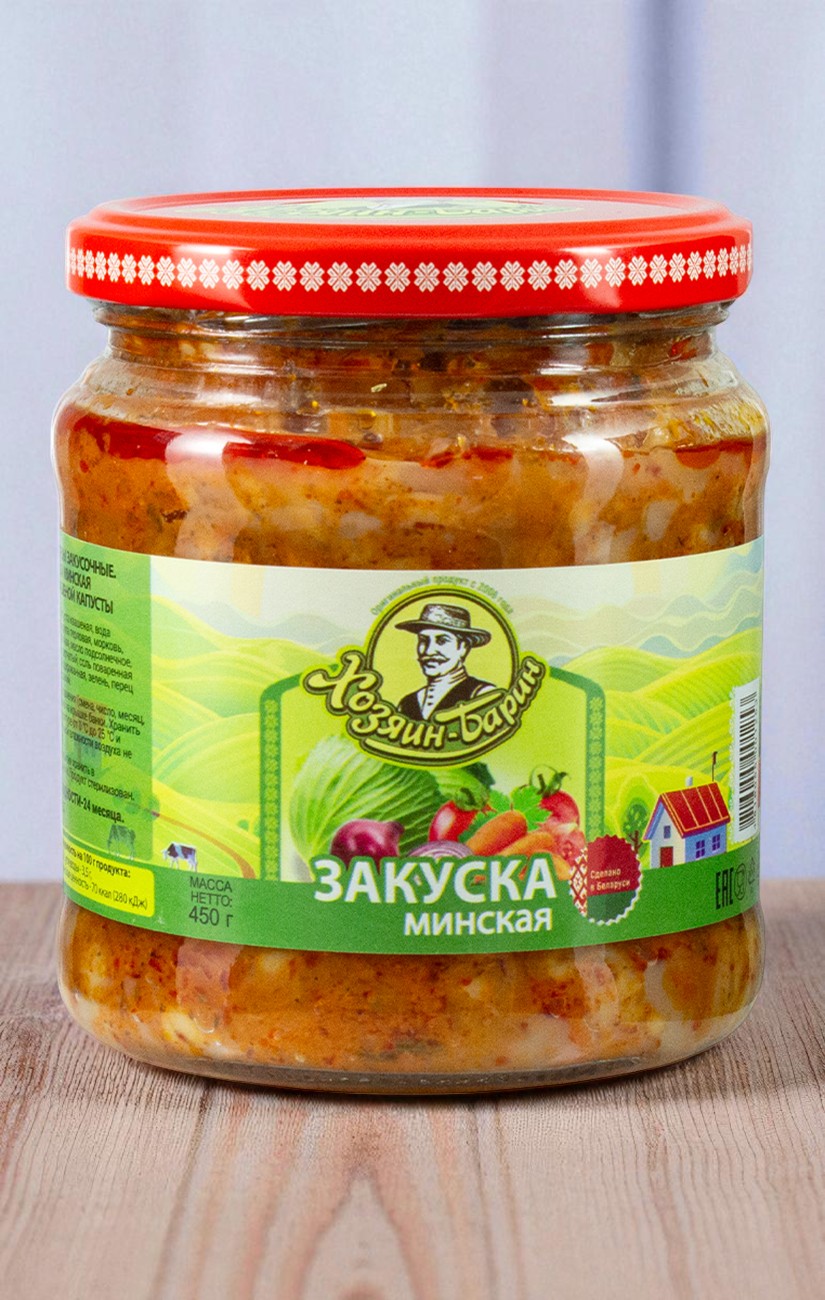 Закуска “Минская” Банифатич 500г ст/б