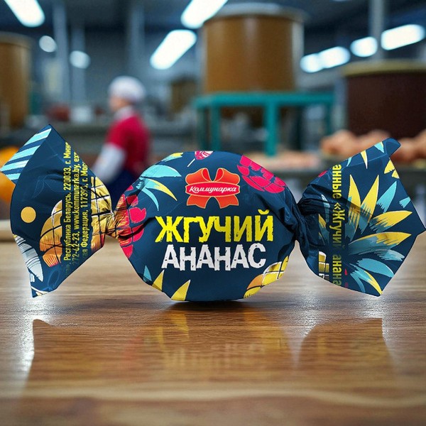 Конфеты “Жгучий Ананас” 4,0кг