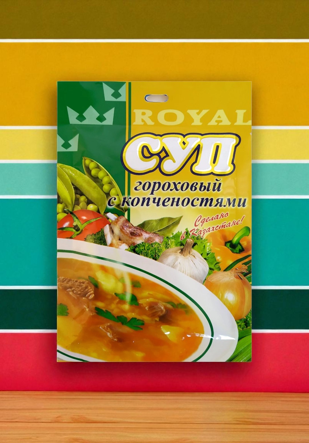 Суп гороховый с копченностями 65г