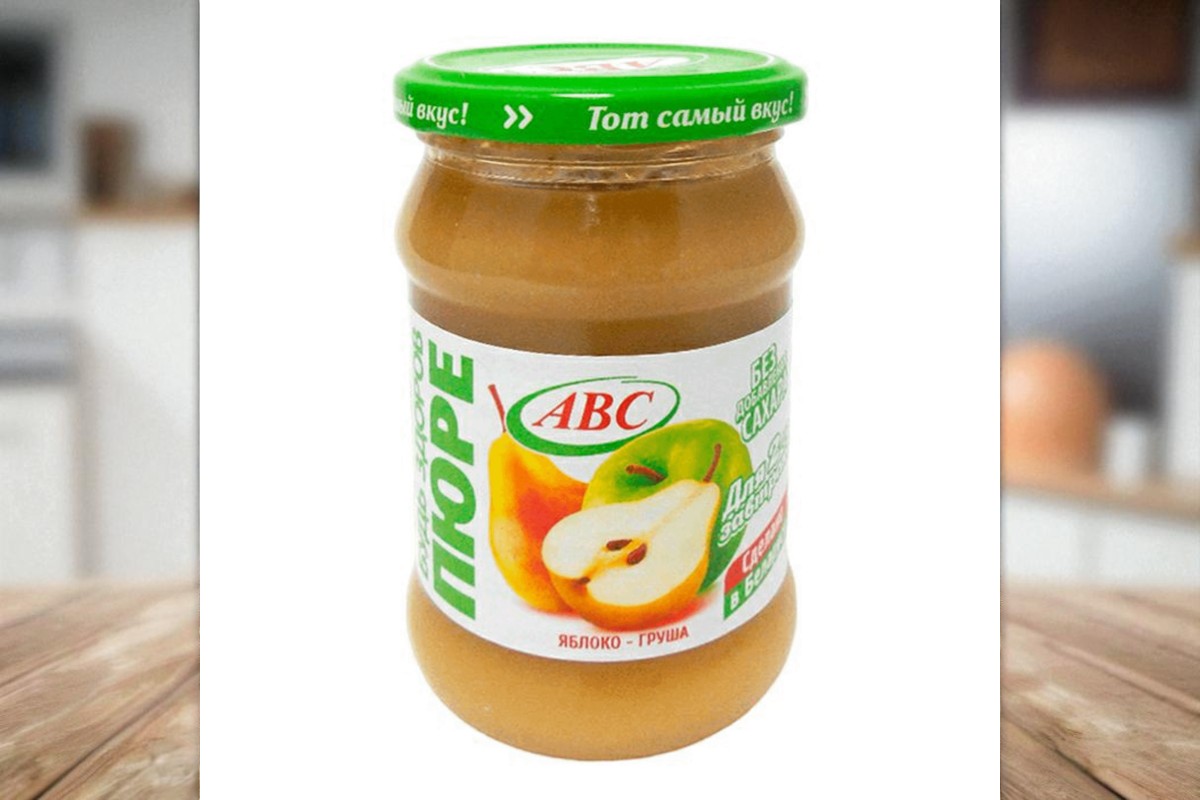 Пюре яблочно-грушевое 280г