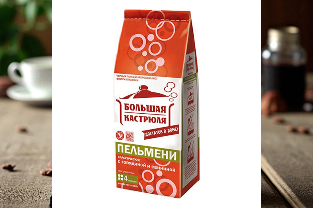 Пельмени “Классические с говядиной и свининой” 0,8кг