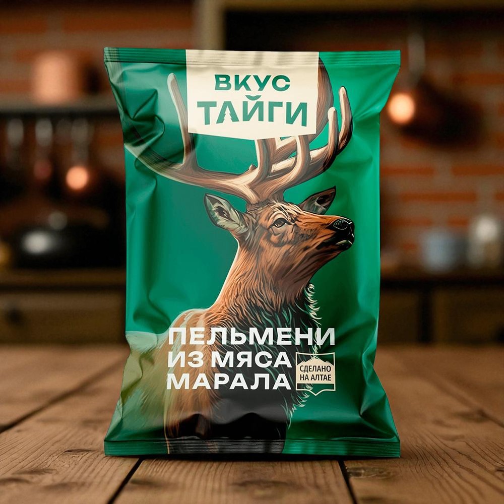 Пельмени “Вкус тайги” из мяса марала 0,8кг