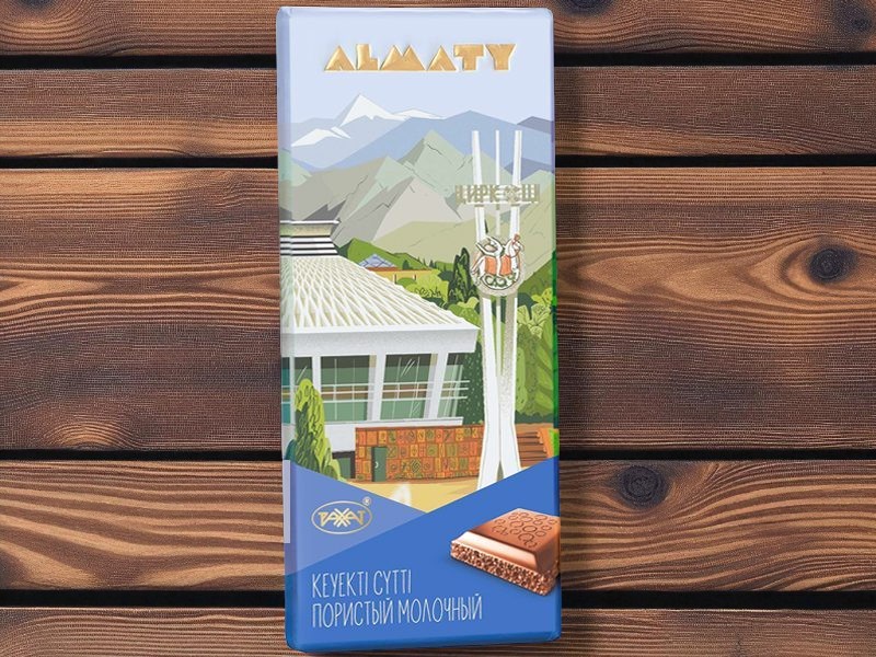 Шоколад Almaty Пористый молочный 90г