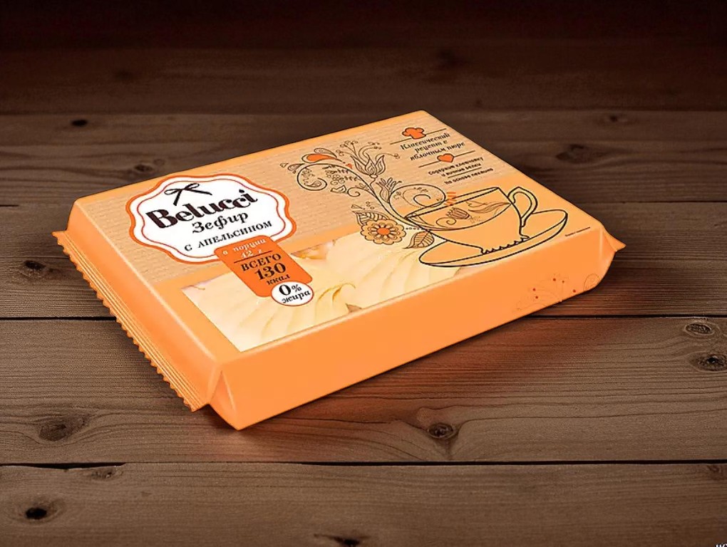 Зефир с Апельсиновой нач. 250г