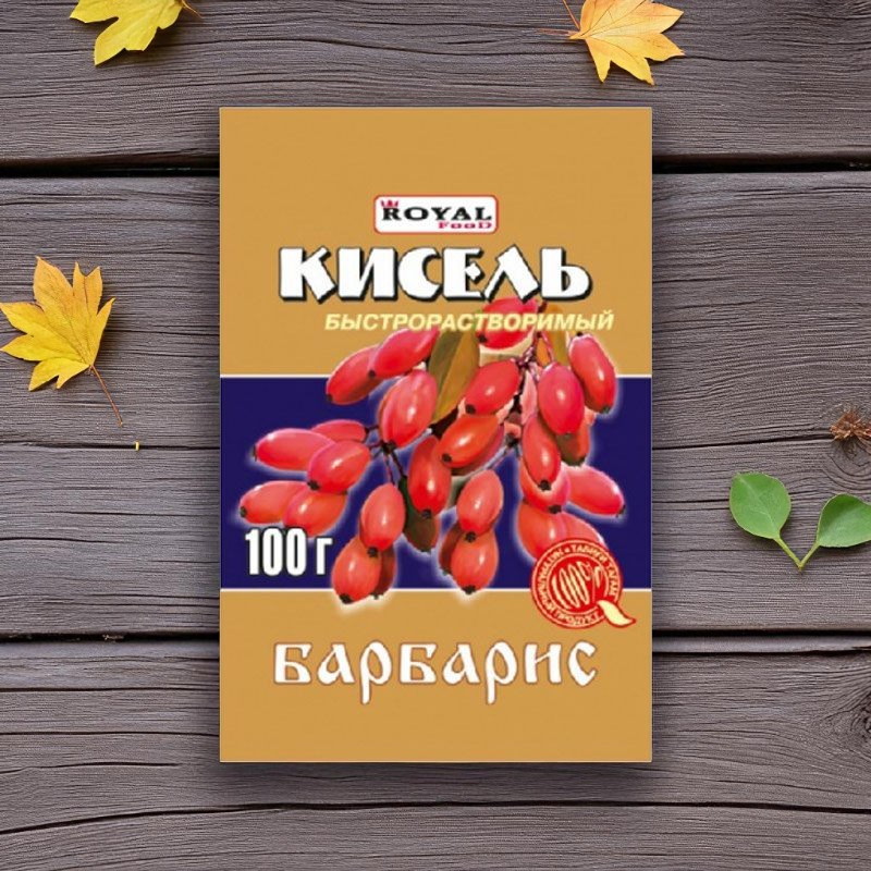 Кисель быстрораств. Барбарис 100г