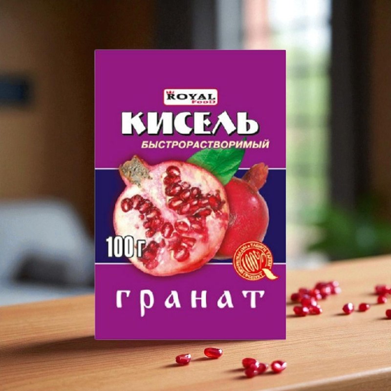 Кисель быстрораств. Гранат 100г