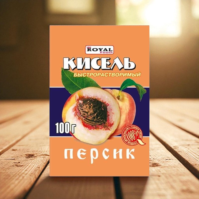 Кисель быстрораств. Персик 100г