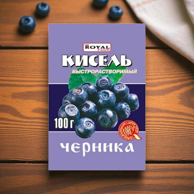 Кисель быстрораств. Черника 100г