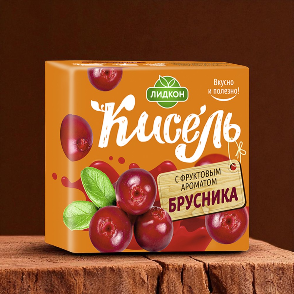 Кисель Лидкон Брусника 220г