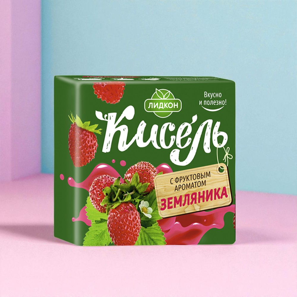 Кисель Лидкон Земляника 220г