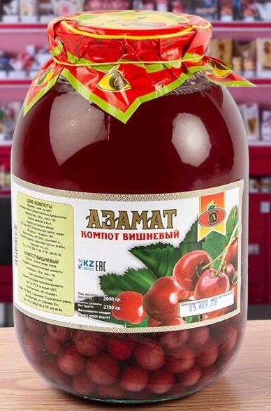 Сок Азамат Вишня 2,0л ст/б