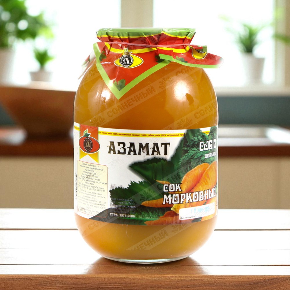 Сок Азамат Морковный 2,0л ст/б