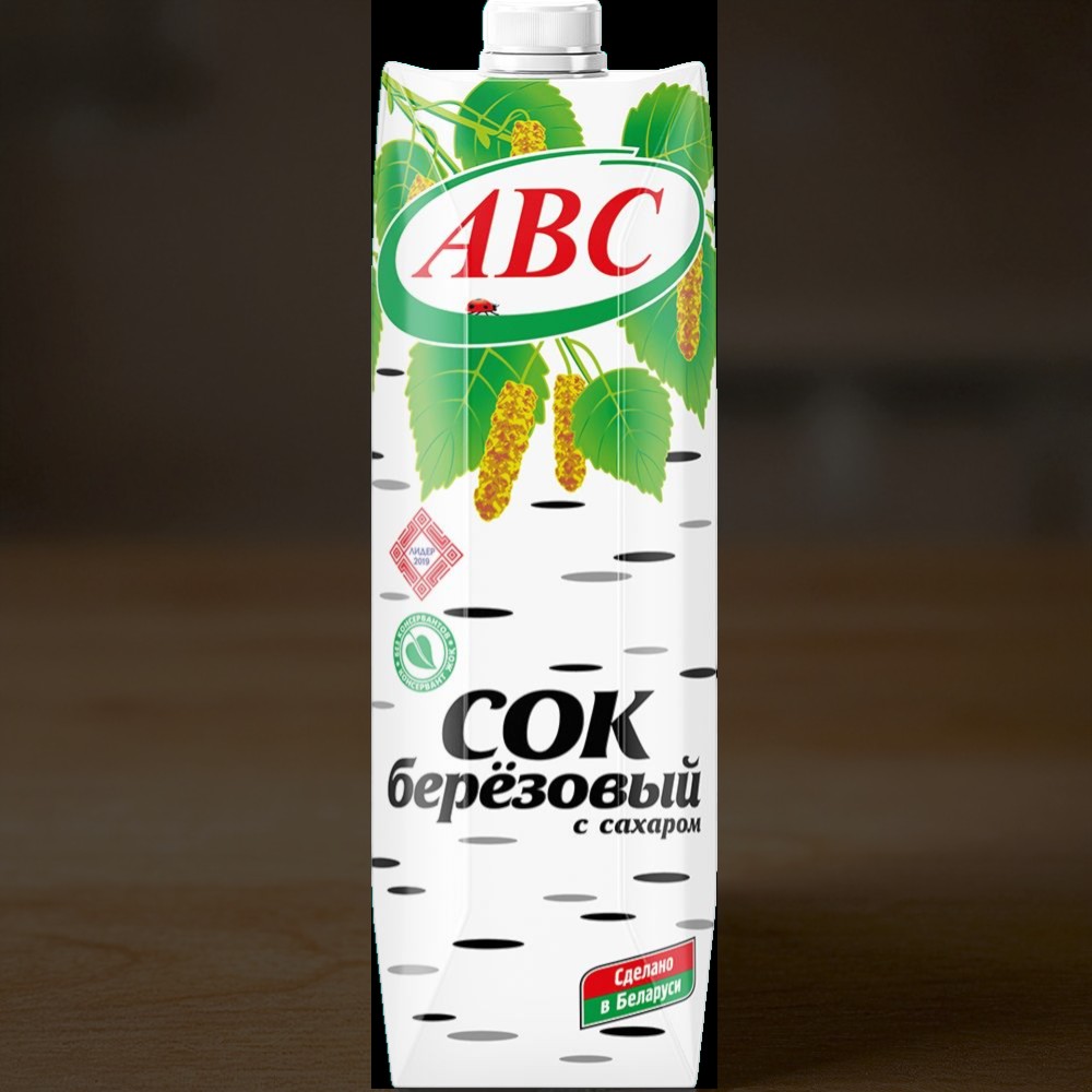 Сок Березовый “Хлебный” с сах. 1,0л