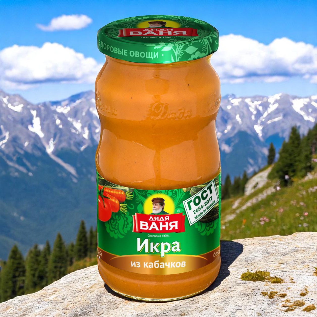 Икра из обжарен.кабачков ст/б 460г