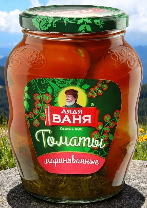Томаты марин. красные, бурые 680гр