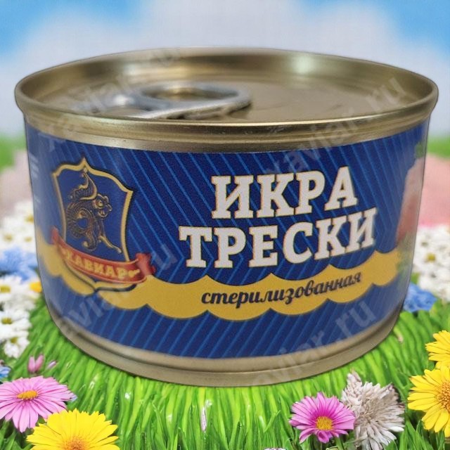 Икра трески стерилиз. 125г