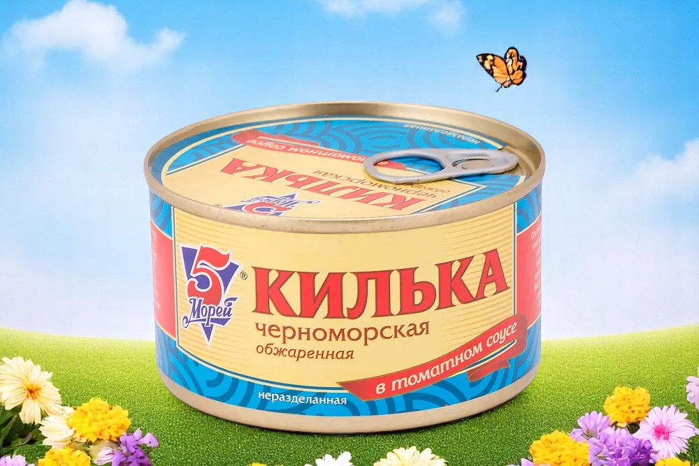 Килька черноморская обжар. в том. ключ 240г