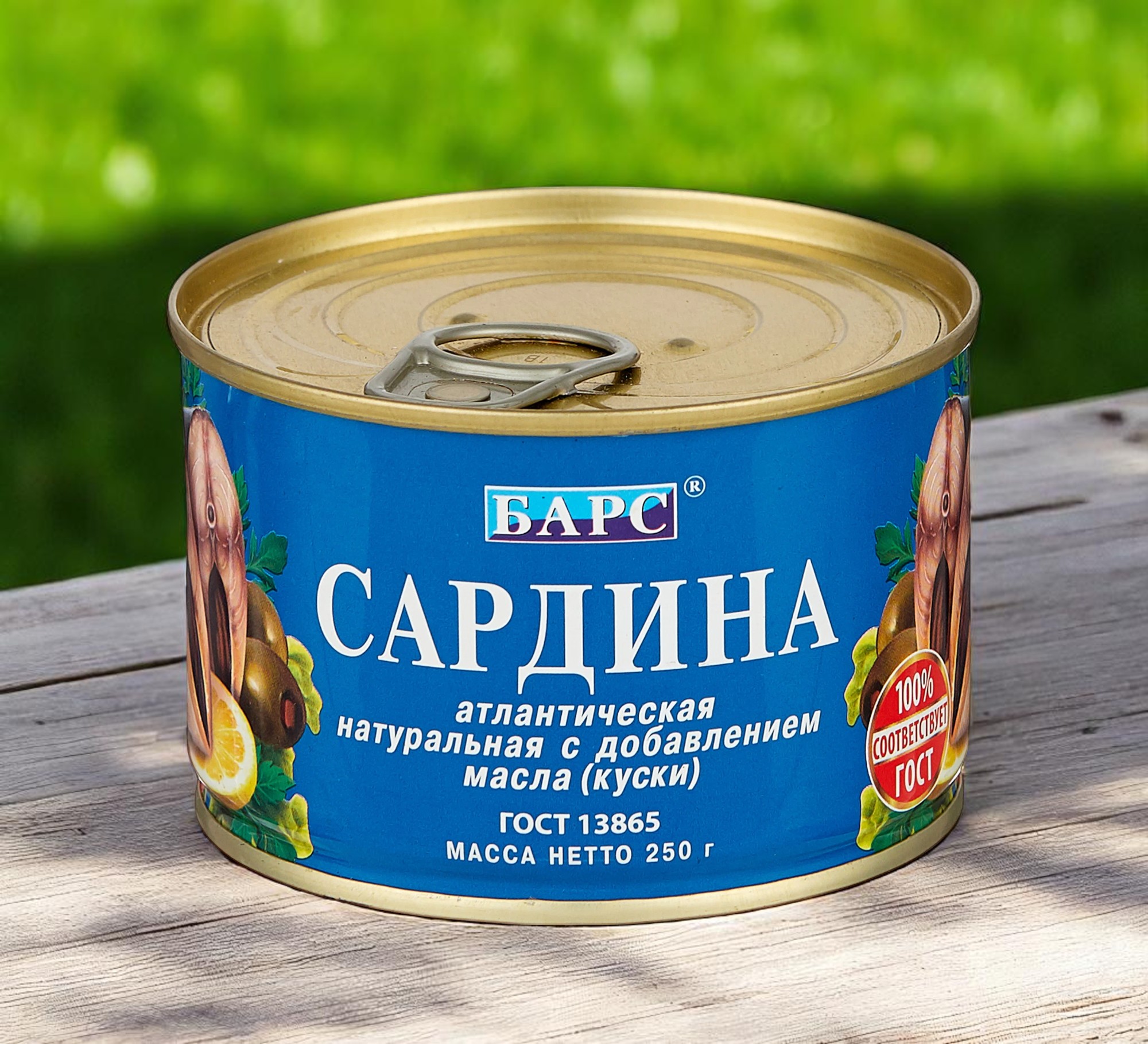 Сардина атл. НДМ 250гр