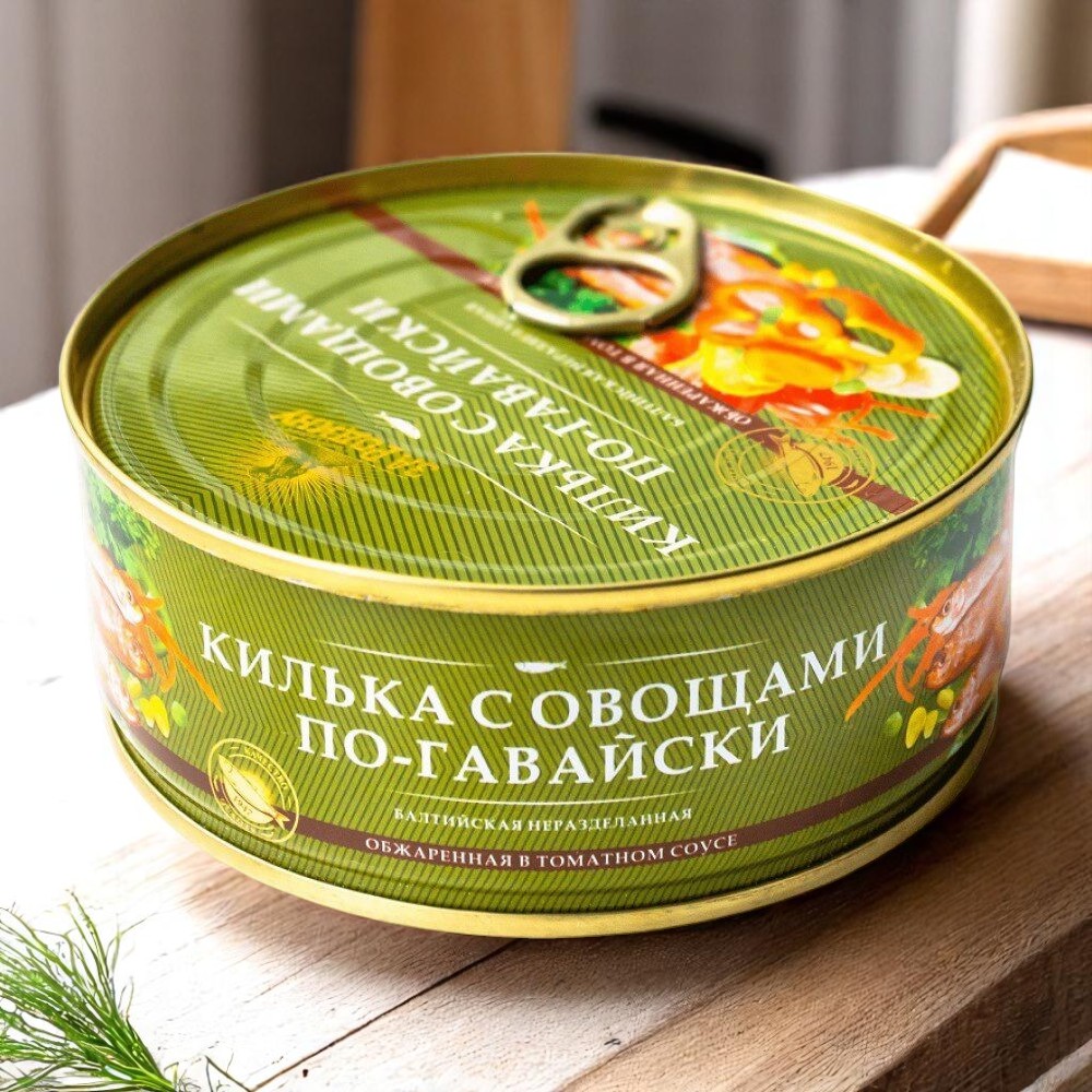 ВК Килька по-гавайски с овощами в т/с 240г
