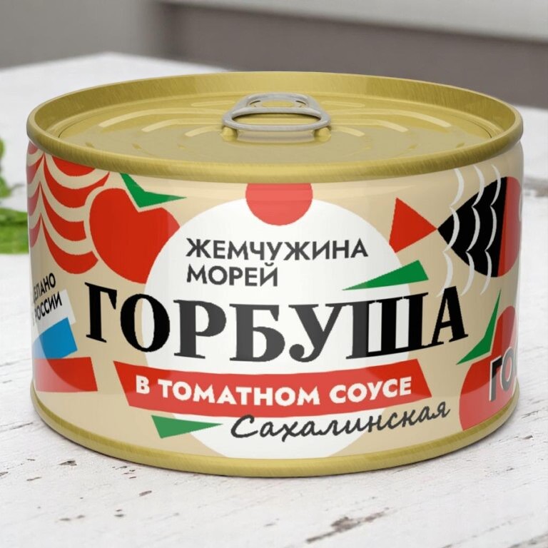 Горбуша в том/соусе, 230 г