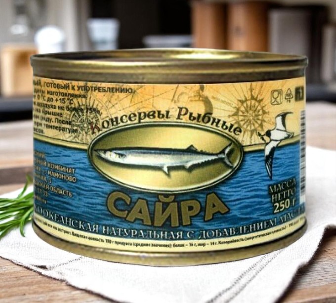 Сайра НДМ 250г