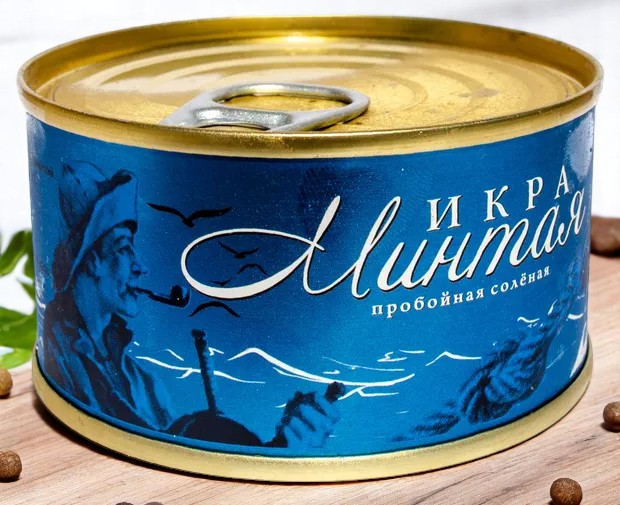 Икра пробойная минтая ж/б 130г х 12шт