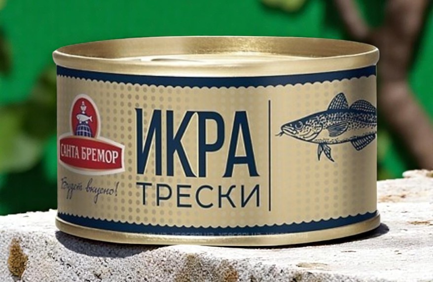 Икра деликат. люкс трески ж/б 130гр
